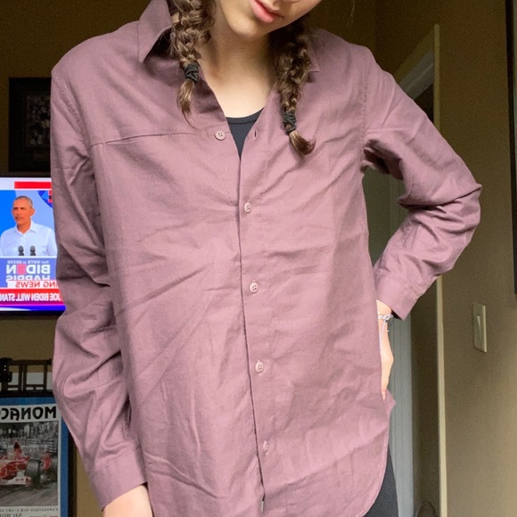 Lululemon Flannel button down shirt